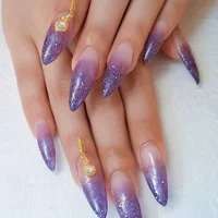 🧡ワンカラーベタ塗り、ラメグラ(自爪1cm以上)🧡